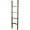 Ekena Millwork 15"W x 60"H x 3 1/2"D Vintage Farmhouse 4 Rung Ladder, Barnwood Decor Collection, Pebble Grey DECR015X060X04LDRPG - alternate 4